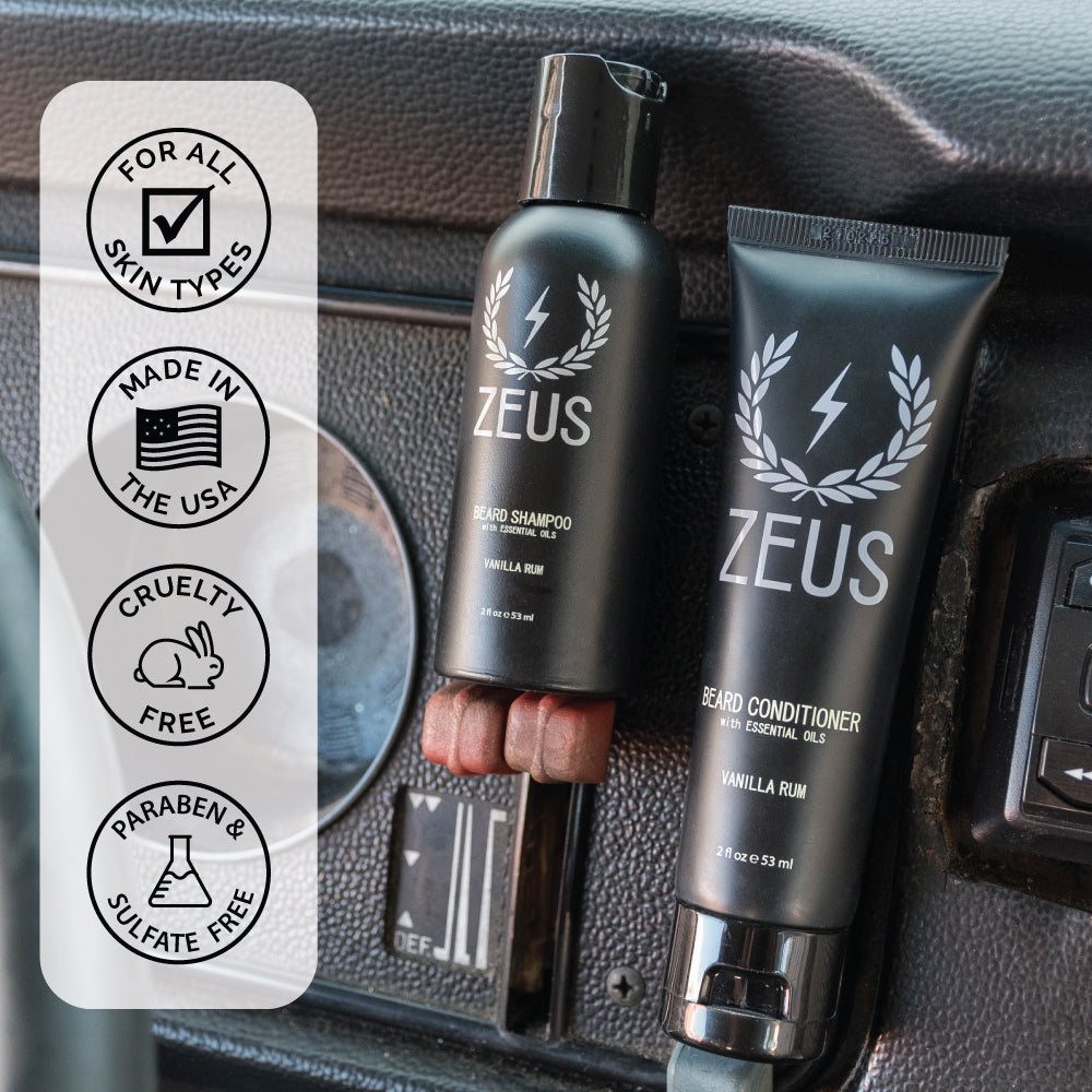 Travel Beard Shampoo + Conditioner Set