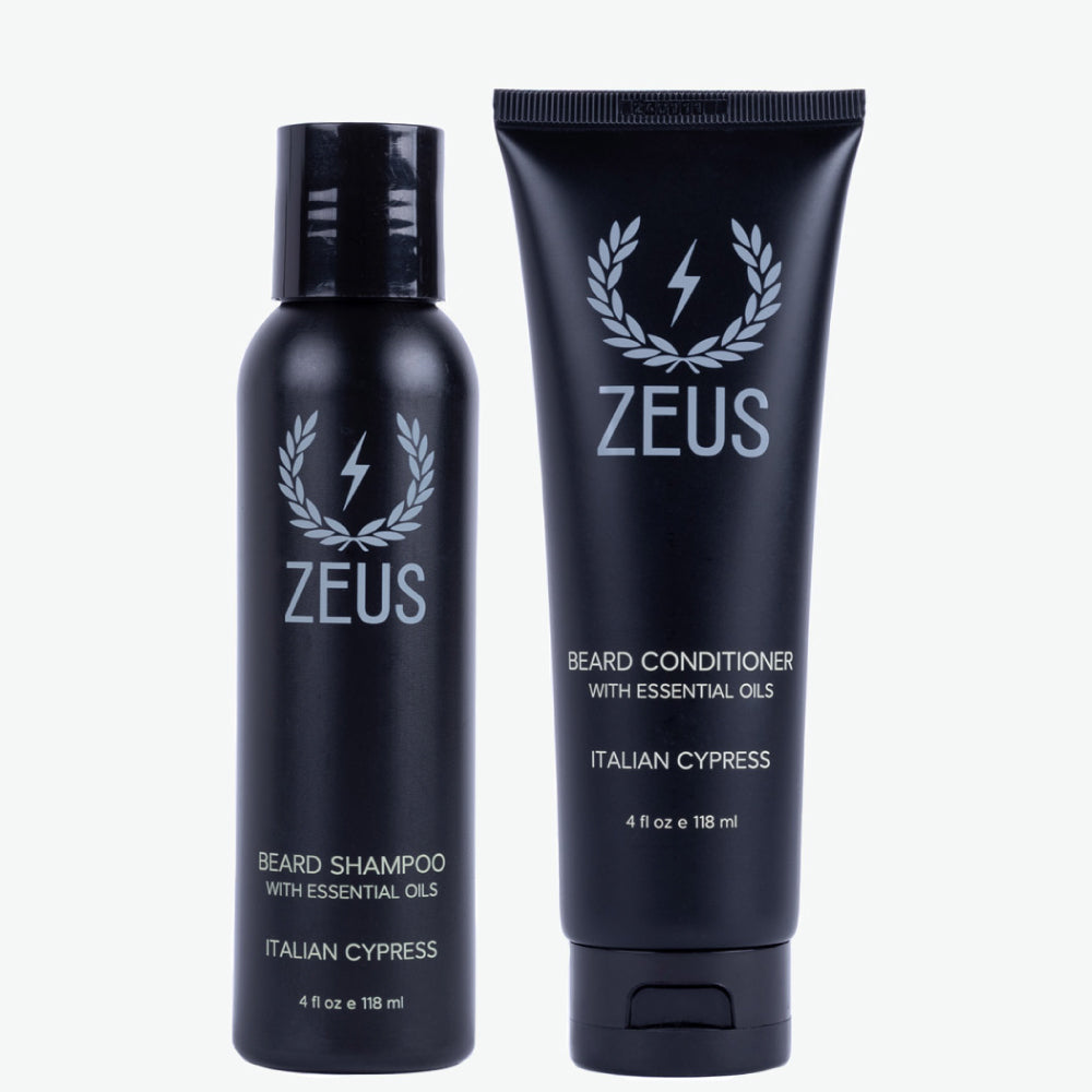 Beard Shampoo + Conditioner Set, 4 fl oz