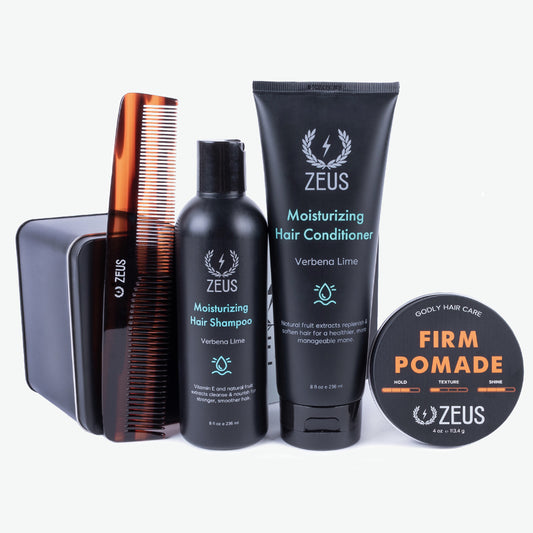 Zeus Hair Wash & Style Set