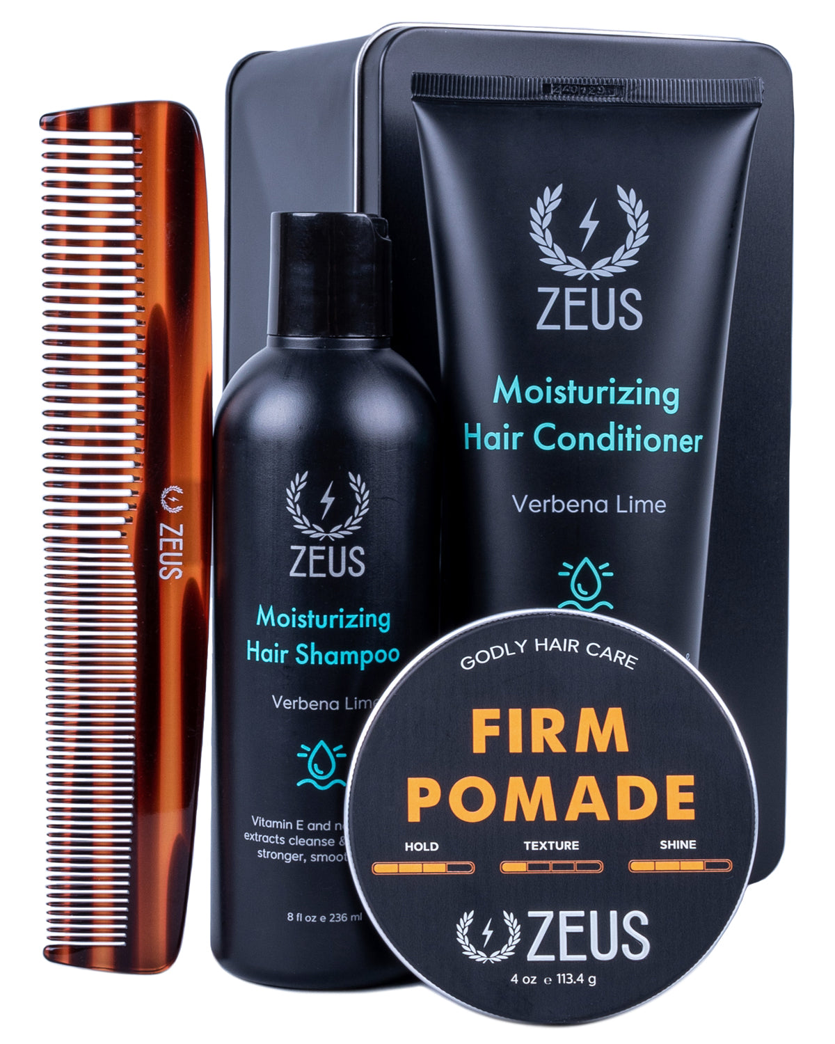 Hair Wash & Style Set – Zeus