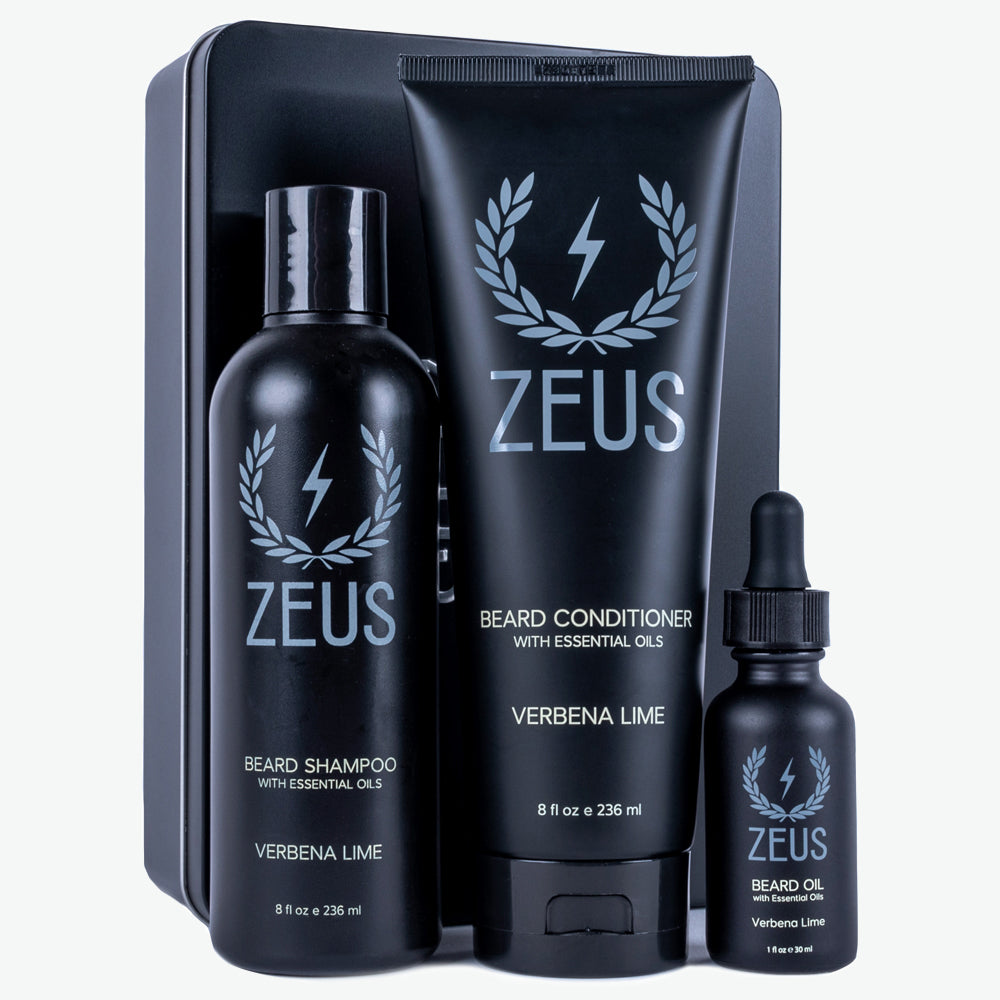 コスメ✕８ Zeus Thin to Normal Thickness Starter Beard Care Kit | Zeus