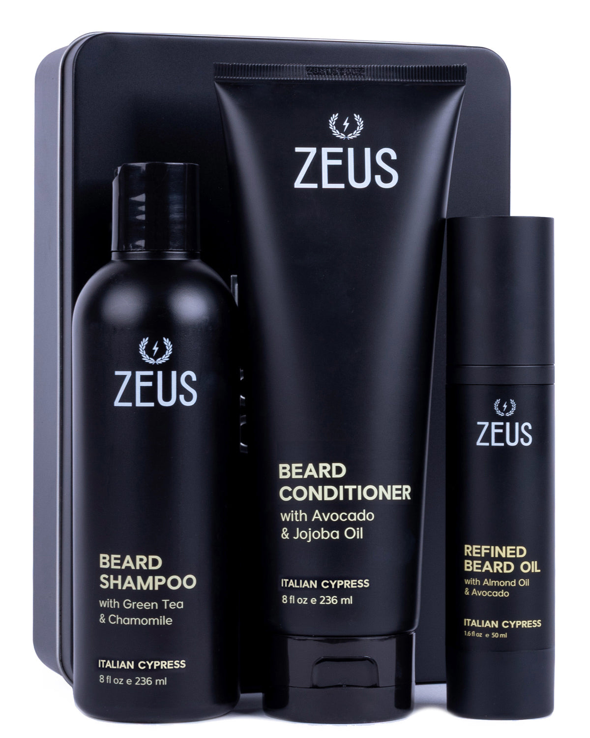 ZEUS Thick Beard Care Starter Kit for Men