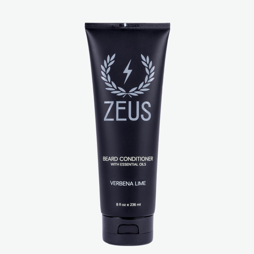 Zeus Beard Conditioner and Softener, 8 fl oz, Verbena Lime