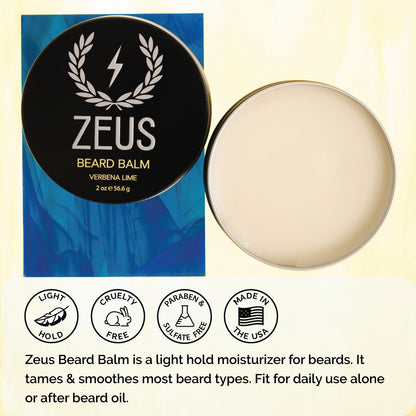 Zeus Beard Balm Conditioner, 2 oz.