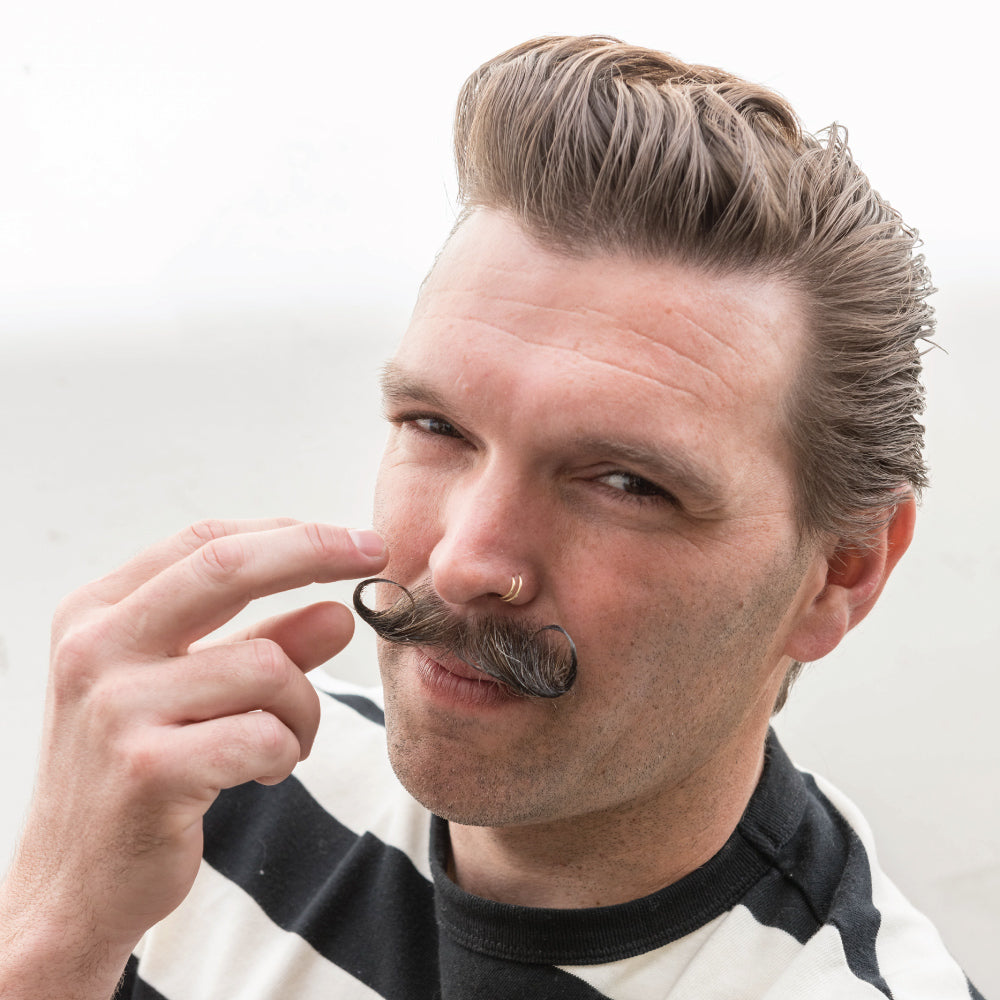 Zeus Mustache Wax Styling Gel, Mega Hold