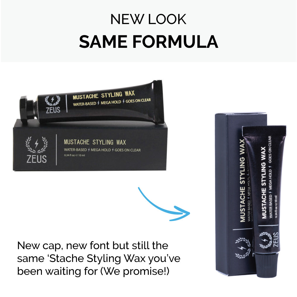 Zeus Mustache Styling Wax, Mega Hold