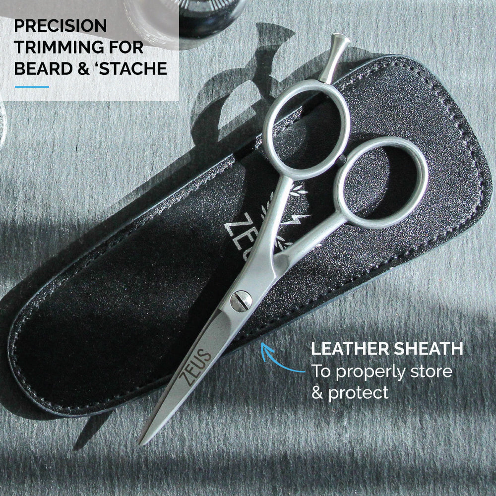 Premium Beard & Mustache Scissors