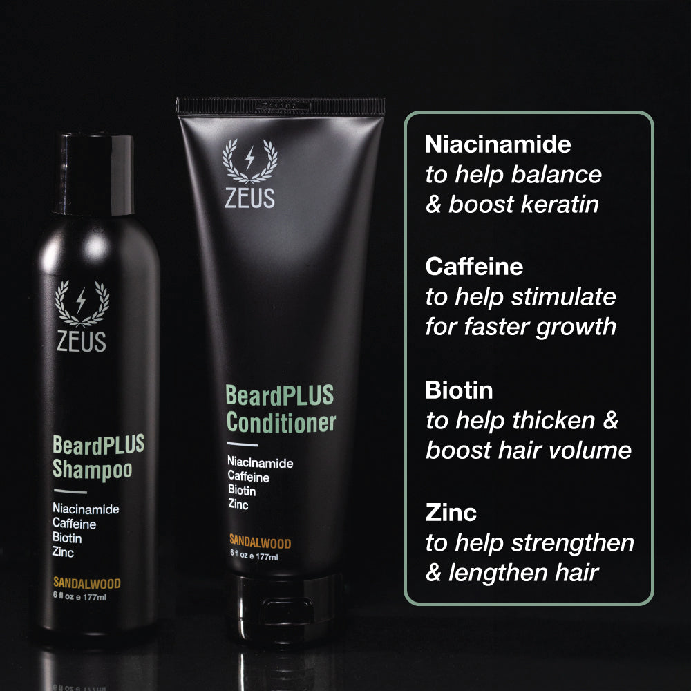 BeardPLUS shampoo + conditioner ingredients