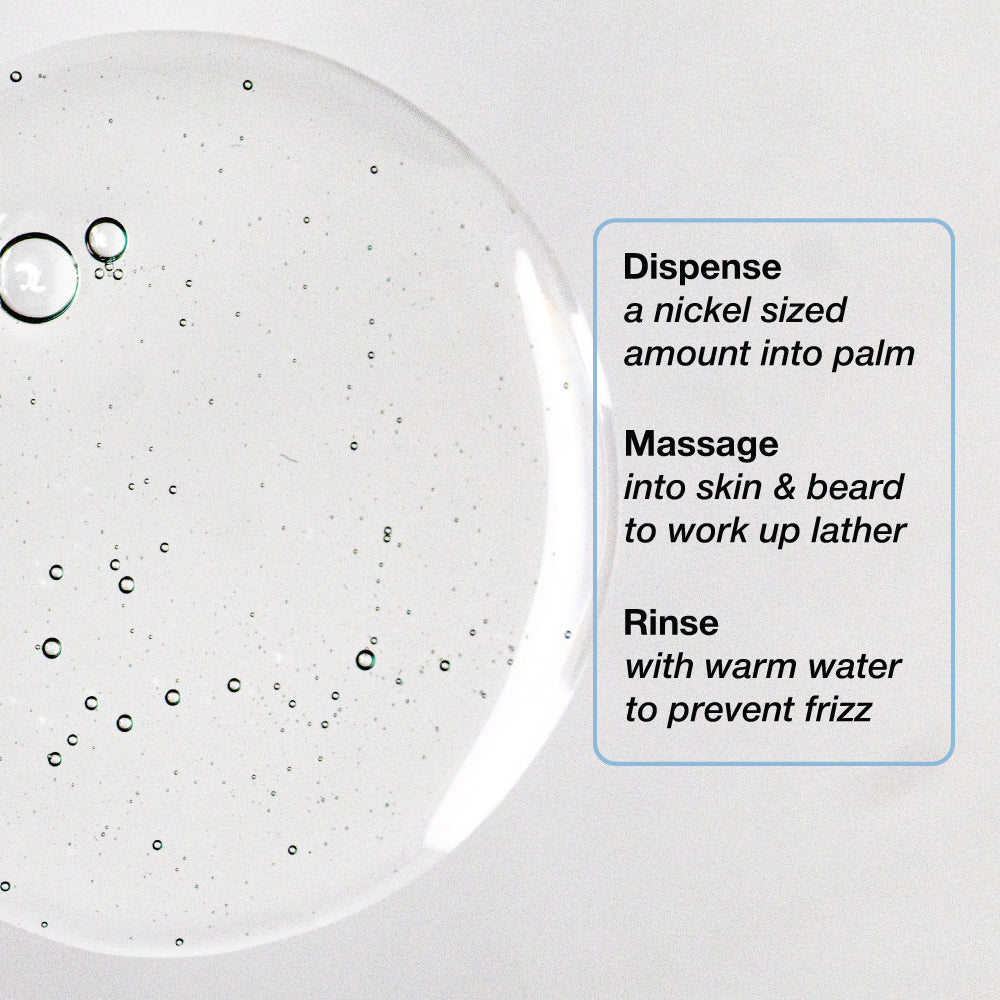 How to use soothing beard shampoo