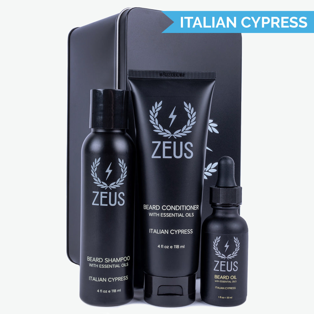 Starter Beard Care Set, Italian Cypress