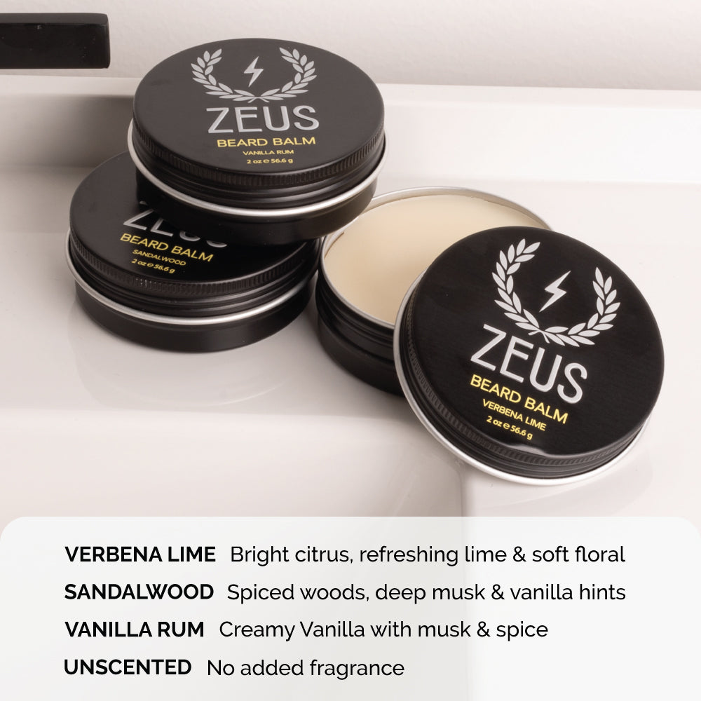 Zeus Beard Balm Scents