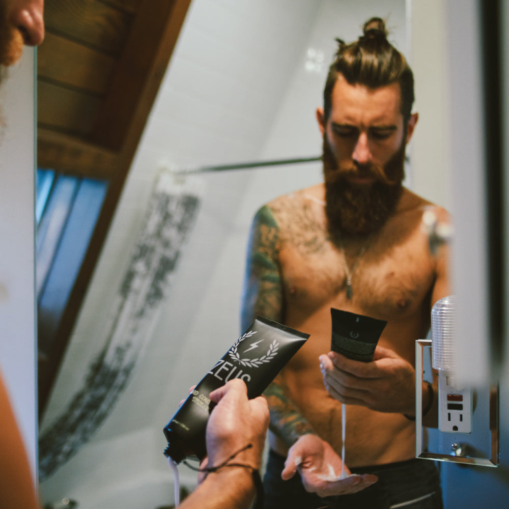 Zeus Beard Conditioner Italian Cypress use
