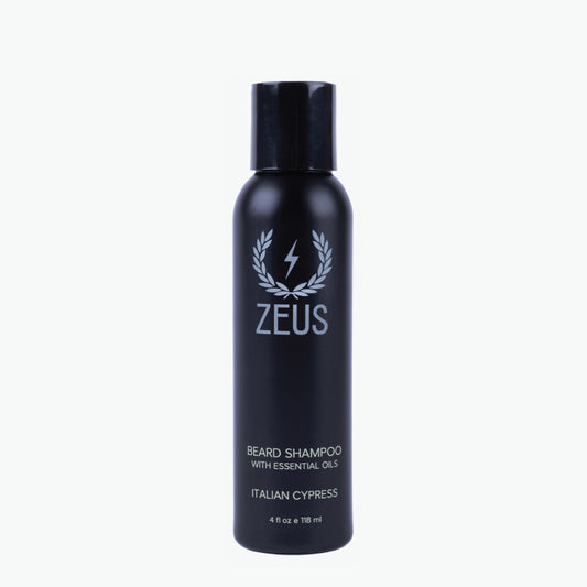 Zeus Beard Shampoo 4oz Italian Cypress