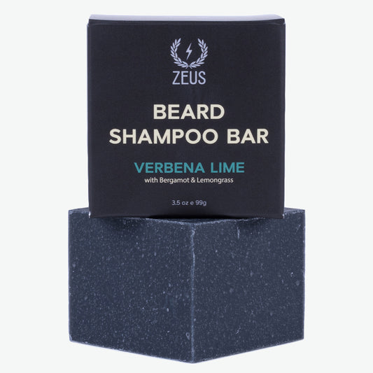 Zeus Beard Shampoo Bar 3.5oz Verbena Lime