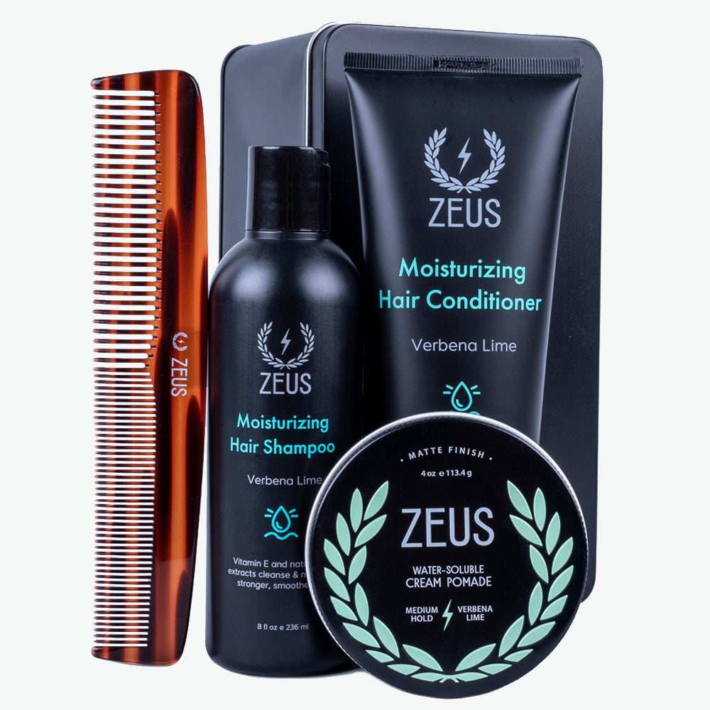 Zeus Hair Wash Style Set Cream Pomade