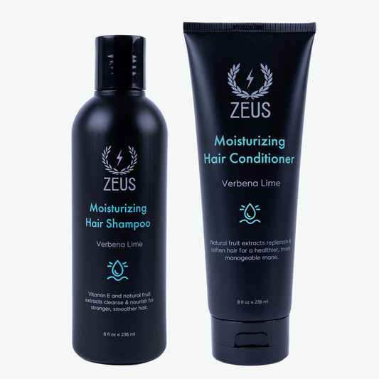 Zeus Moisturizing Hair Wash Set 8oz