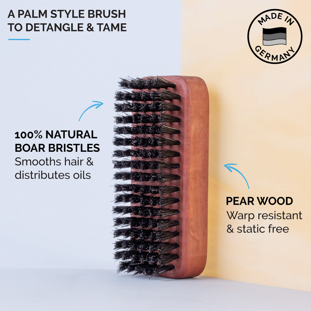 Zeus Palm Beard Brush Features