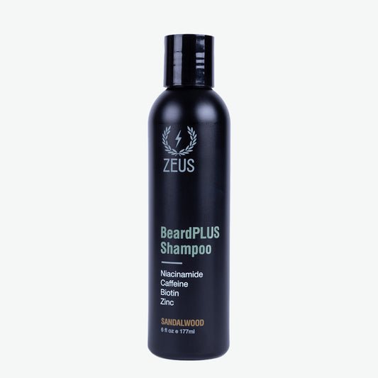 Zeus BeardPLUS Shampoo, 6 fl oz, sandalwood