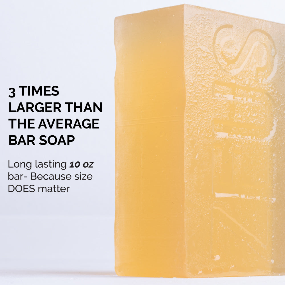 zeus bar soap size