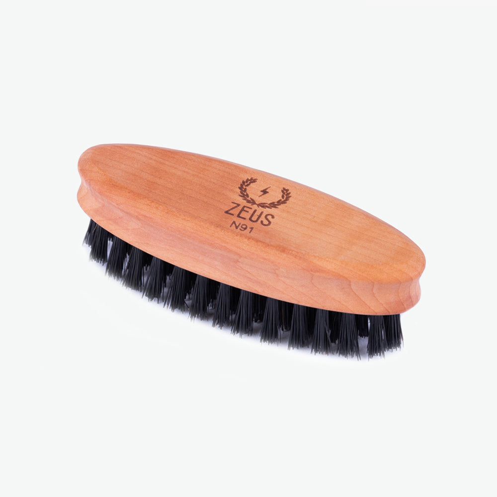 Zeus Pocket Beard Brush, 100% Boar Bristle - N91/N92