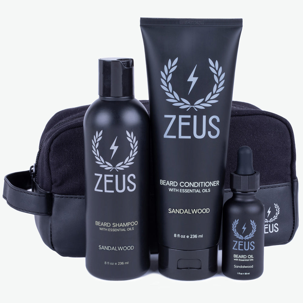 Zeus Thin to Normal Thickness Starter Beard Care Kit