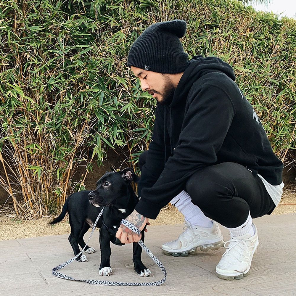 Zeus Ribbed Knit Beanie, Black