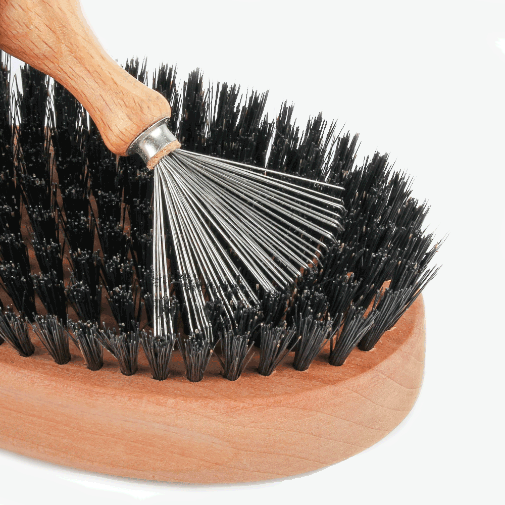 Zeus Brush Cleaning Rake cleaning boar bristle brush