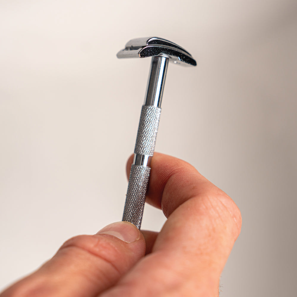 Zeus Mustache and Detailing Safety Razor Set | Zeus