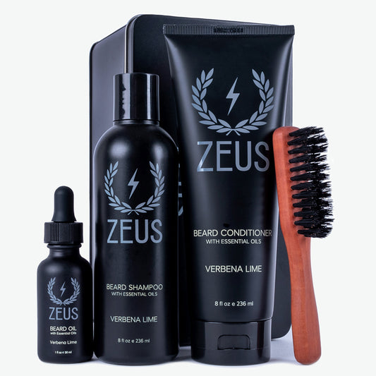 Deluxe Beard Care Kit, Natural Oil
