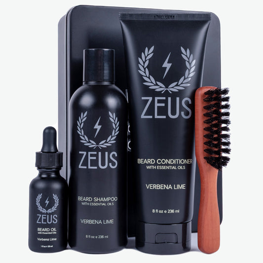 Deluxe Beard Care Kit, Natural Oil