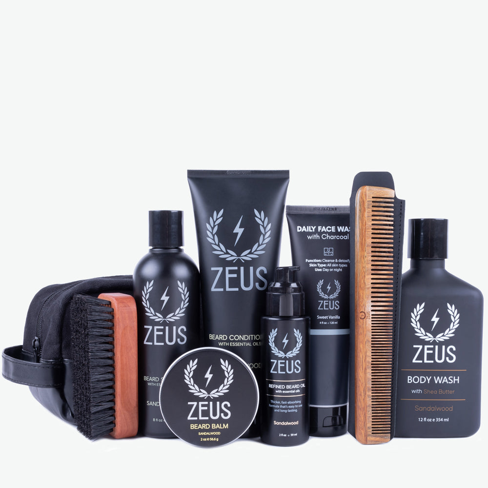 Zeus Ultimate Beard Styling & Body Care Kit