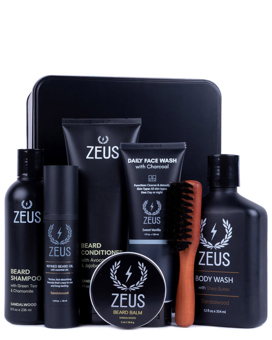 ZEUS Ultimate Beard & Body Care Kit for Men