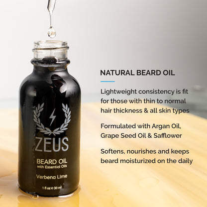 Everyday Beard Care Kit, Natural Oil