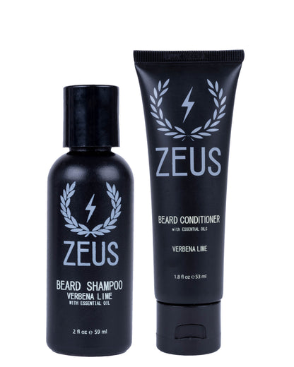ZEUS Travel Beard Wash & Conditioner for Men