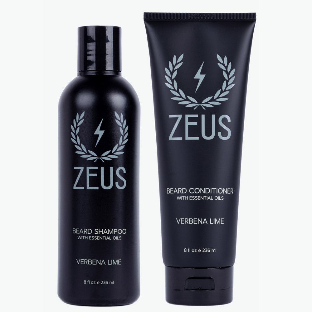 Beard Shampoo + Conditioner Set, 8 fl oz