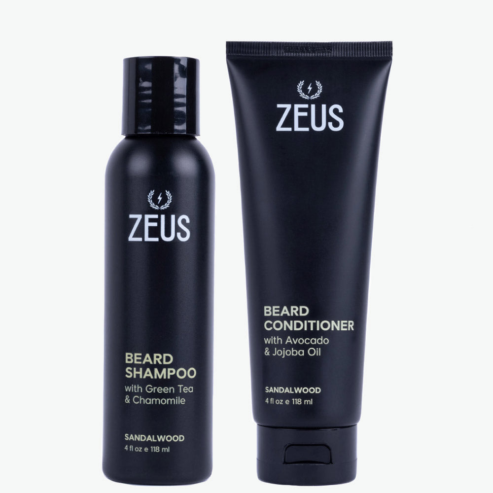 Beard Shampoo + Conditioner Set, 4 fl oz
