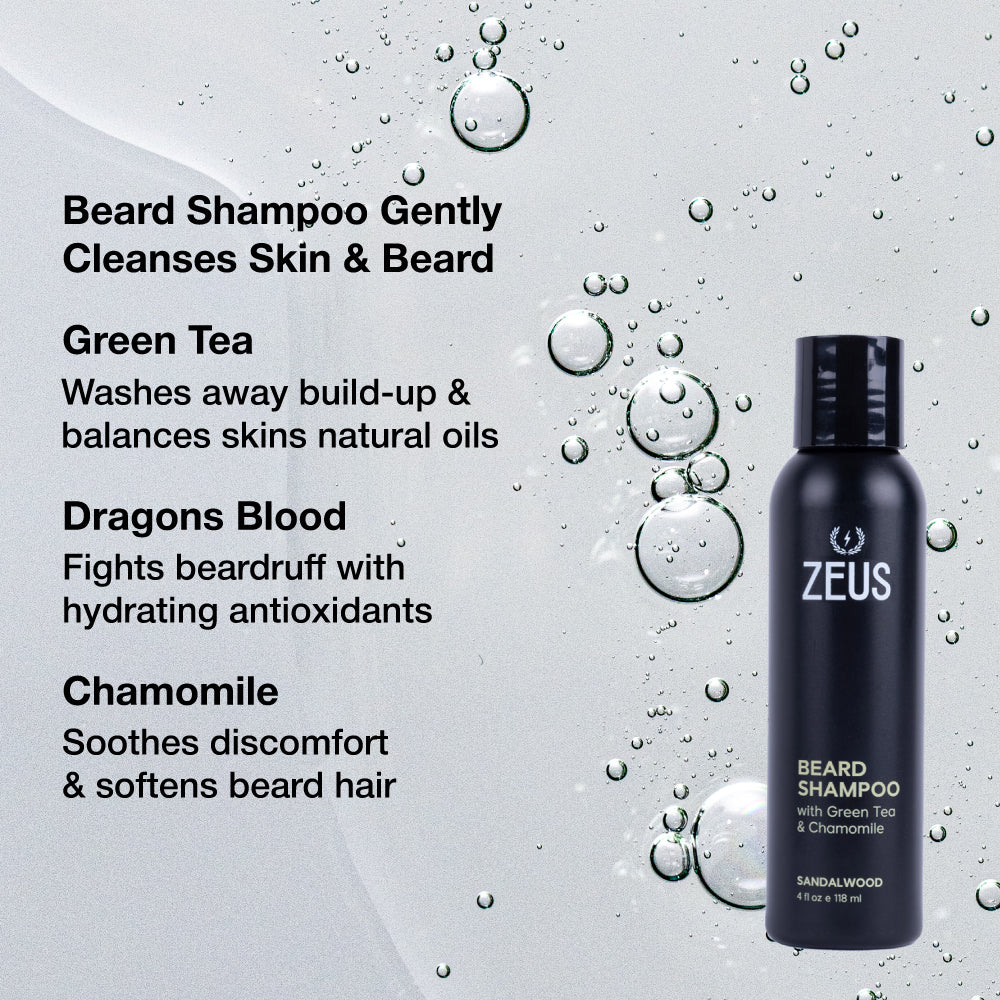 Beard Shampoo + Conditioner Set, 4 fl oz