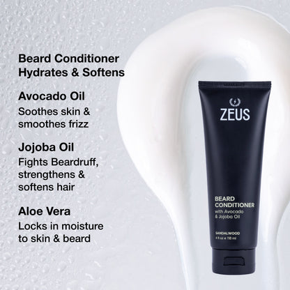 Beard Shampoo + Conditioner Set, 4 fl oz