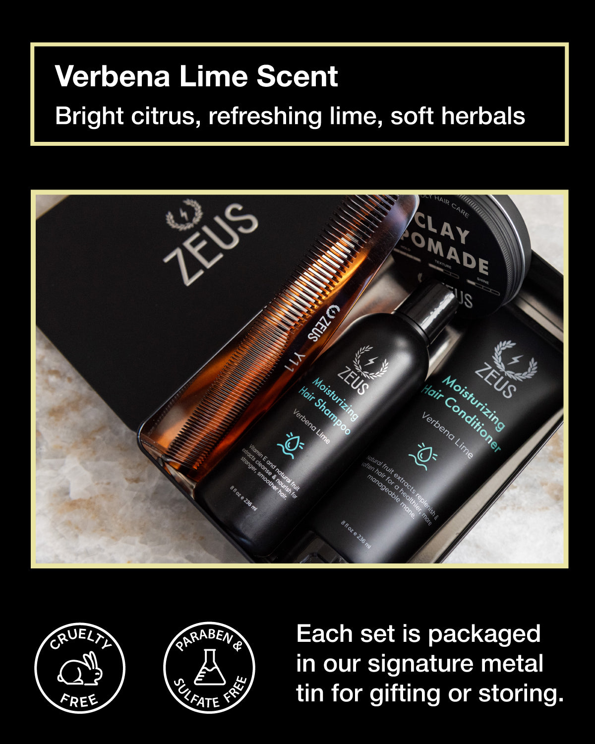 Hair Wash & Style Set – Zeus