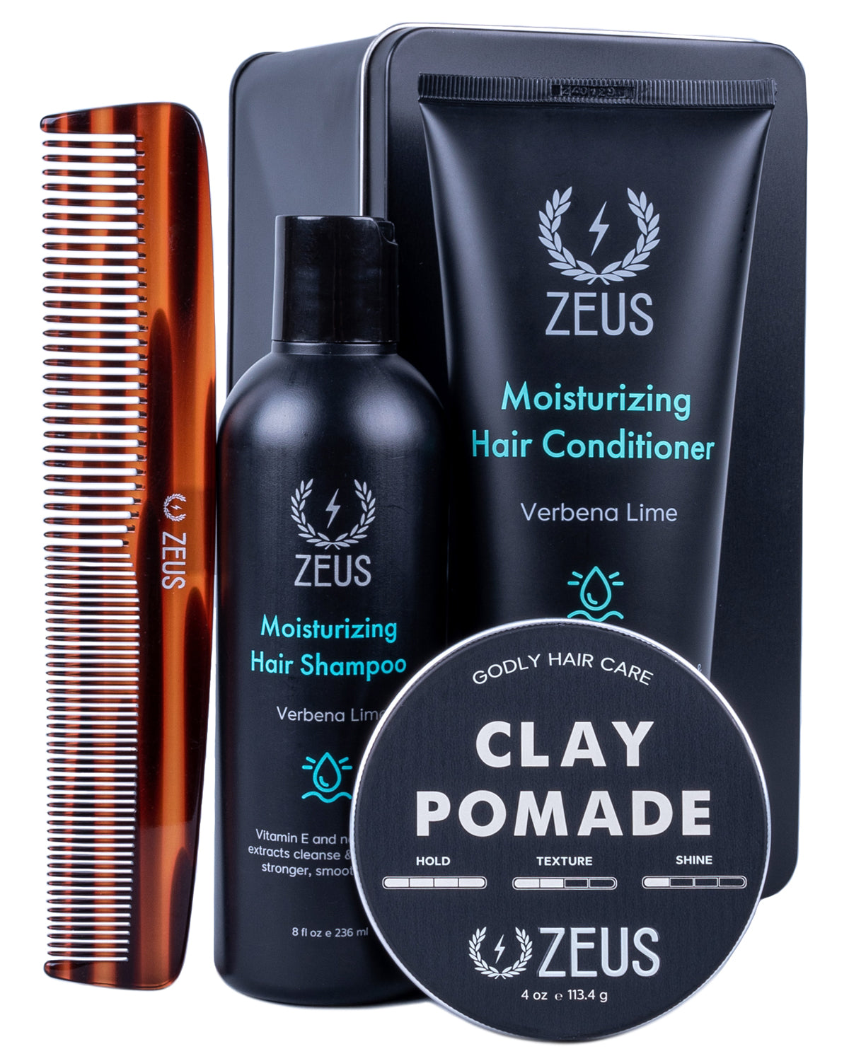 Hair Wash & Style Set – Zeus