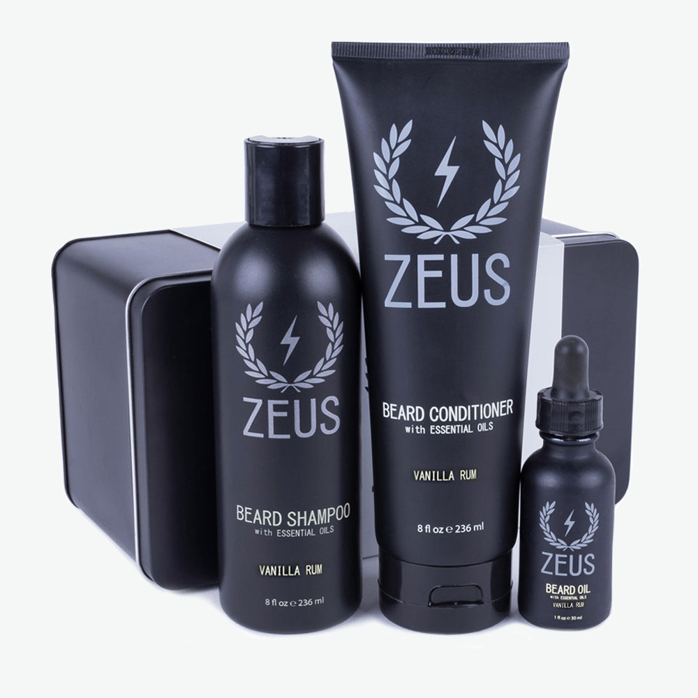 Zeus Thin to Normal Thickness Starter Beard Care Kit