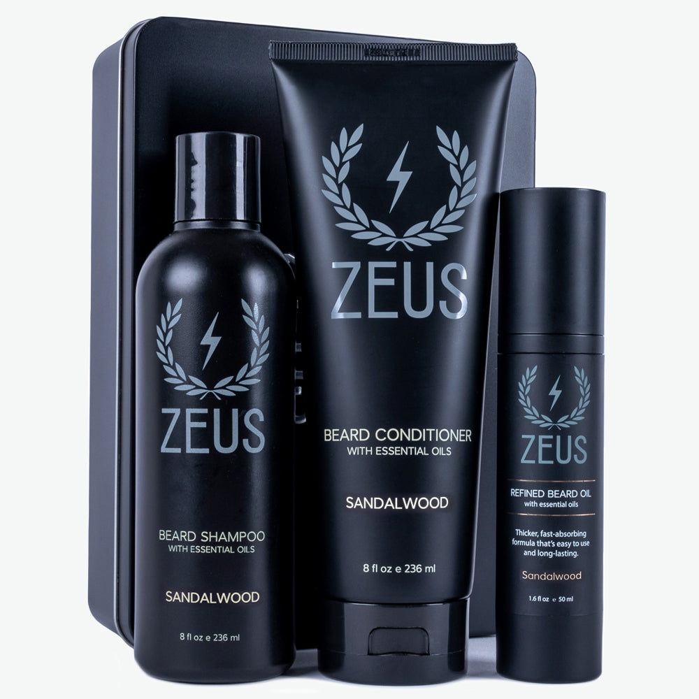 Zeus Thick or Textured Starter Beard Care Kit | Zeus