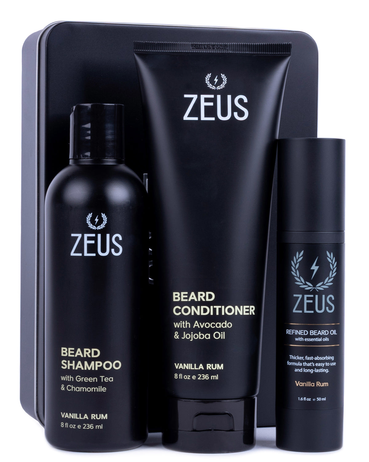 ZEUS Thick Beard Care Starter Kit for Men