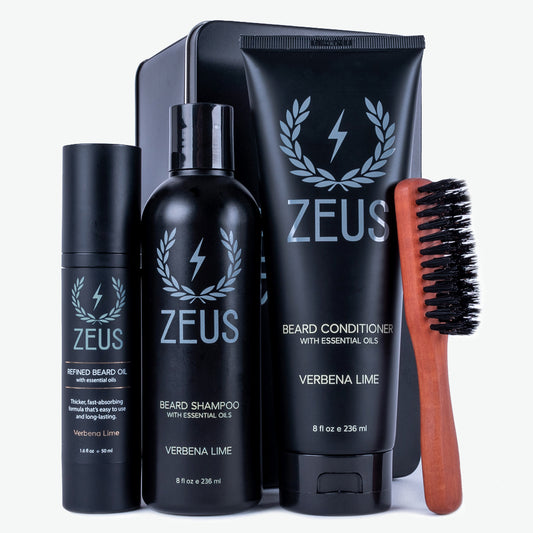 Deluxe Beard Care Kit, Refined Oil