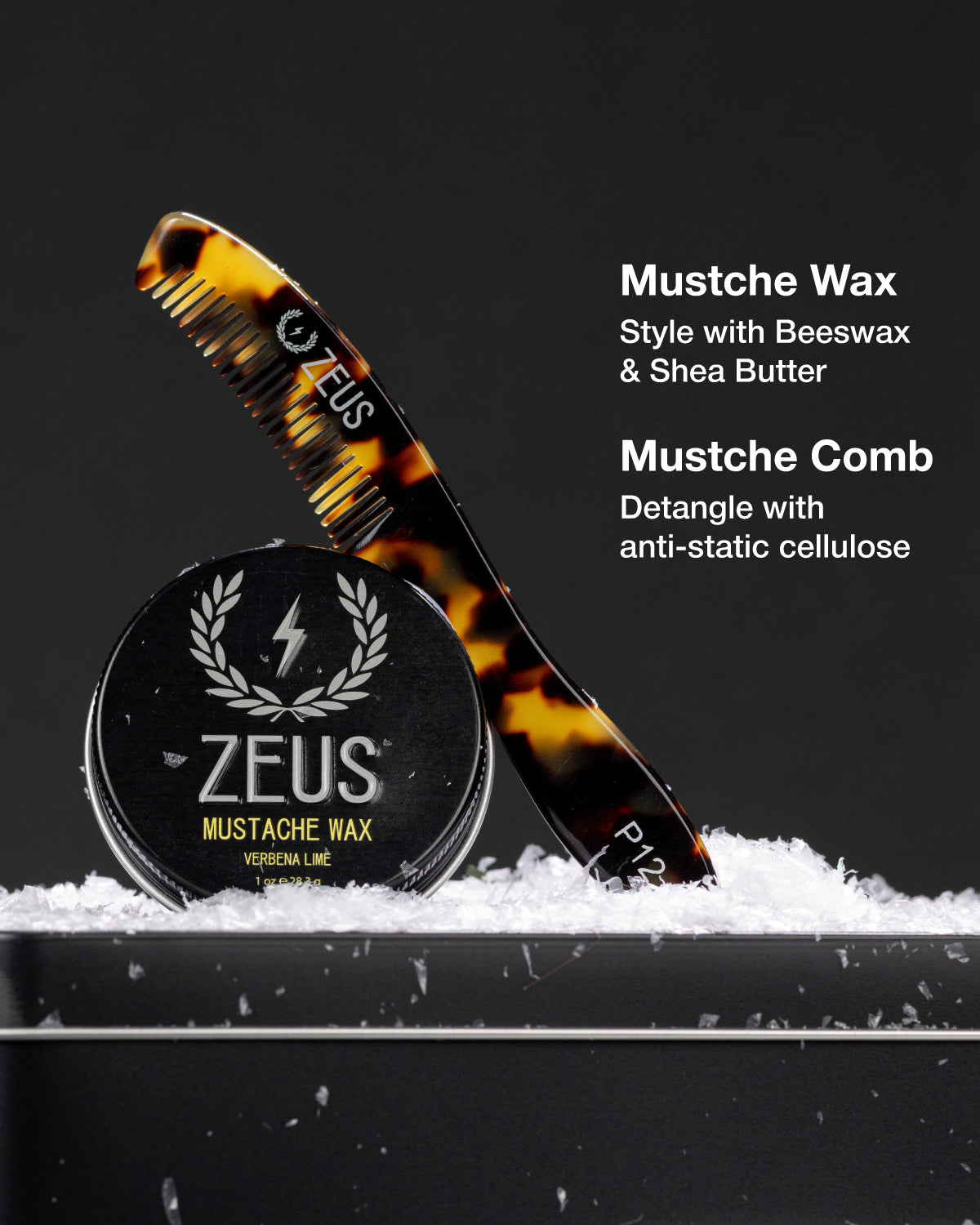 Zeus Exclusive Holiday Beard & Mustache Care Gift Set