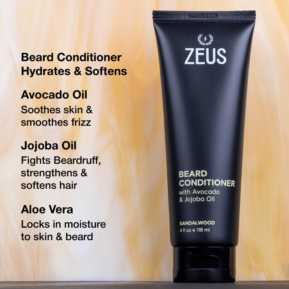 Beard Conditioner and Softener, 4 fl oz – Zeus