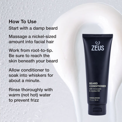 Beard Conditioner and Softener, 4 fl oz