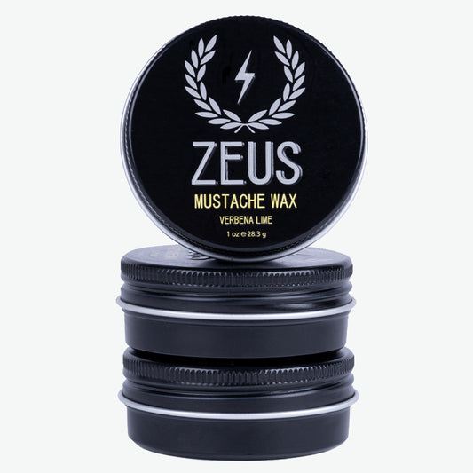 Mustache Wax, Light Hold - 3 Pack