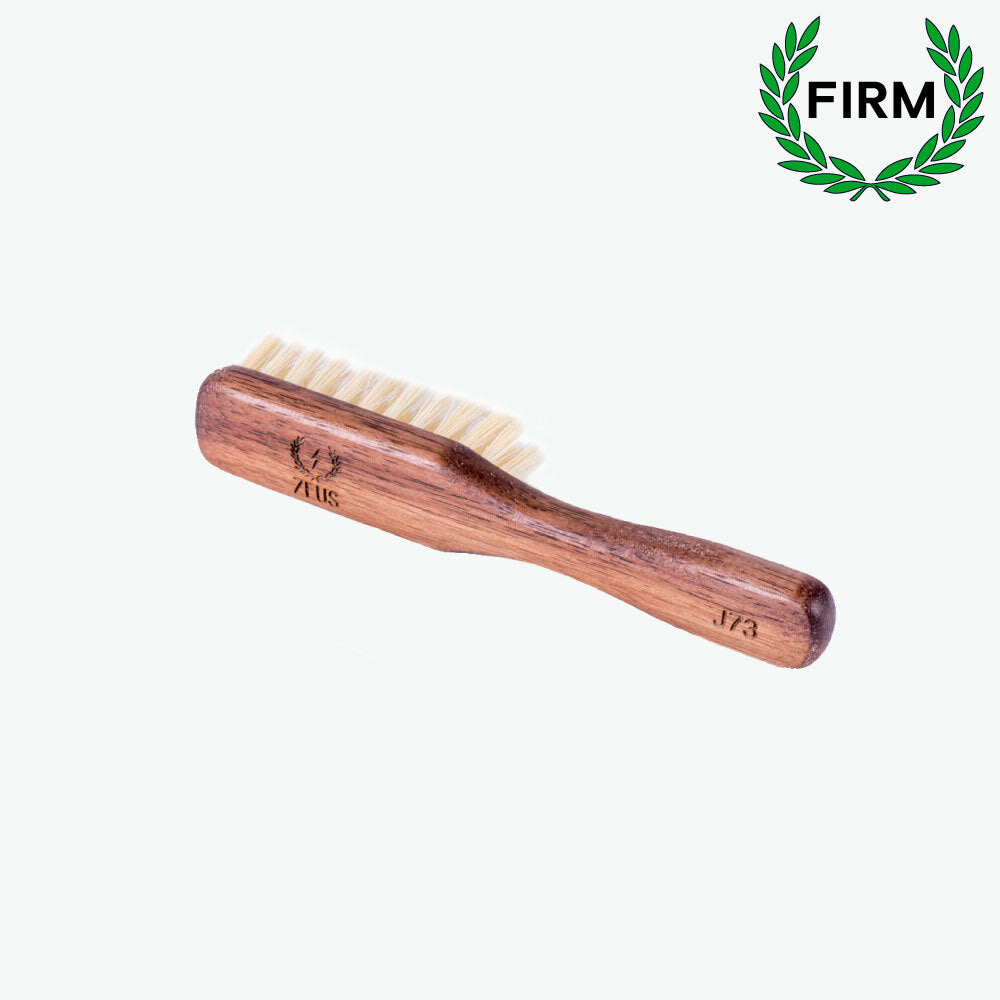 ZEUS Vegan Beard Brush for Men, Soft Bristle