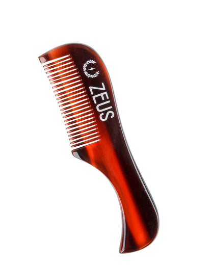 ZEUS Handmade Saw-Cut Mustache Pocket Comb for Men